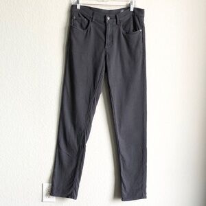Faherty Mens Stretch Terry 5 Pocket Pants 31 Dark Grey Navy 34”